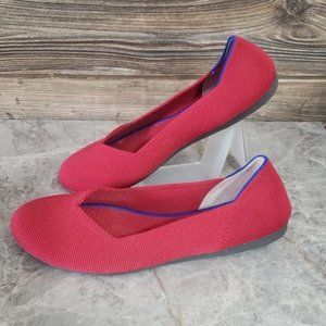 Rothy’s The Flat Scooter Red Shoes